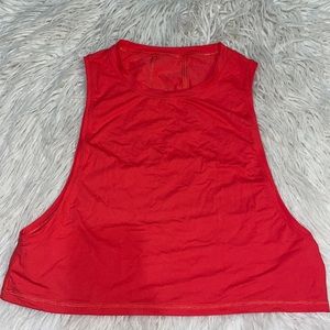 light red lululemon tank top